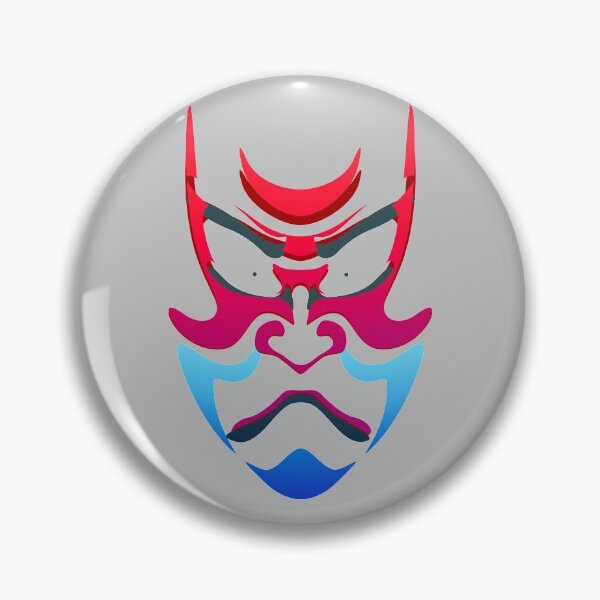 Item preview, Japanese kabuki mask designed and sold by Blacklinesw9.