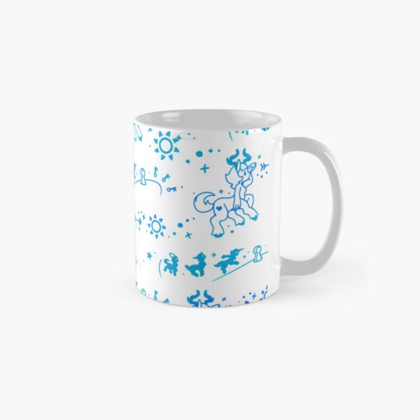 Blue White Galaxy Centaur Classic Mug