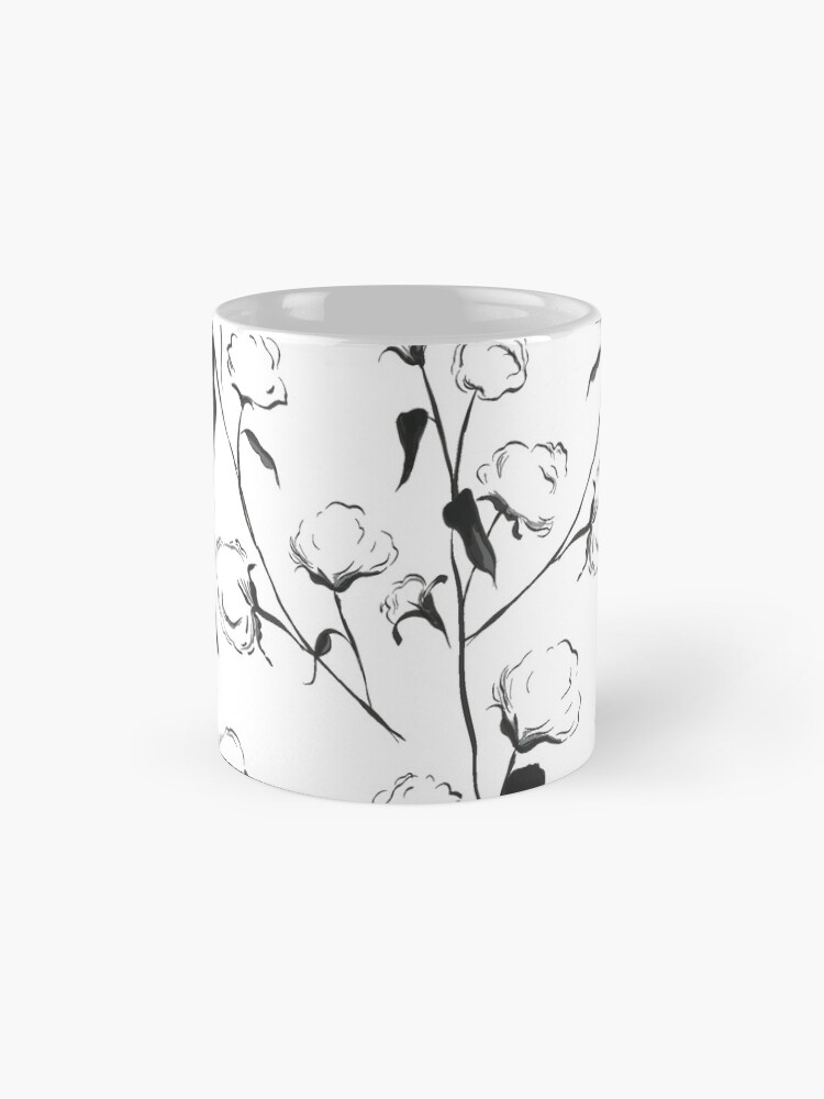 Alternate view of Black and White Cotton Mug
