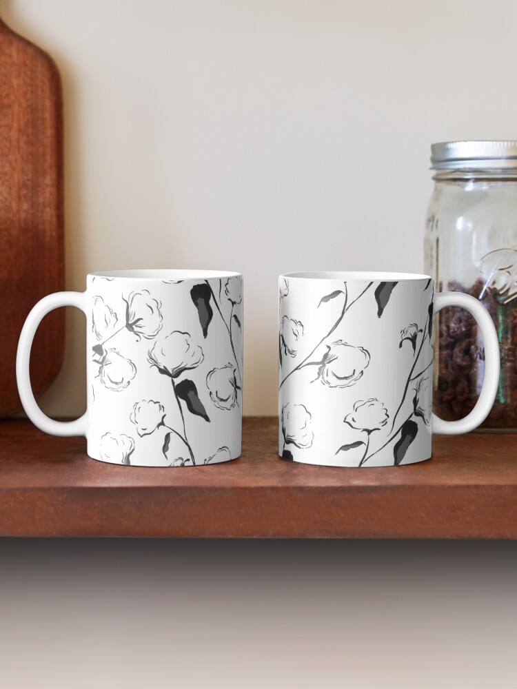 Alternate view of Black and White Cotton Mug