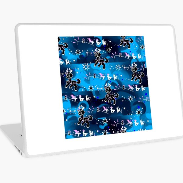 Blue Black Galaxy Centaur Laptop Skin