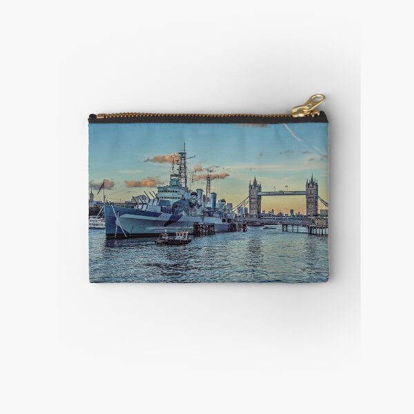 Item preview, #321 HMS Belfast and Tower bridge in London designed and sold by phutball.