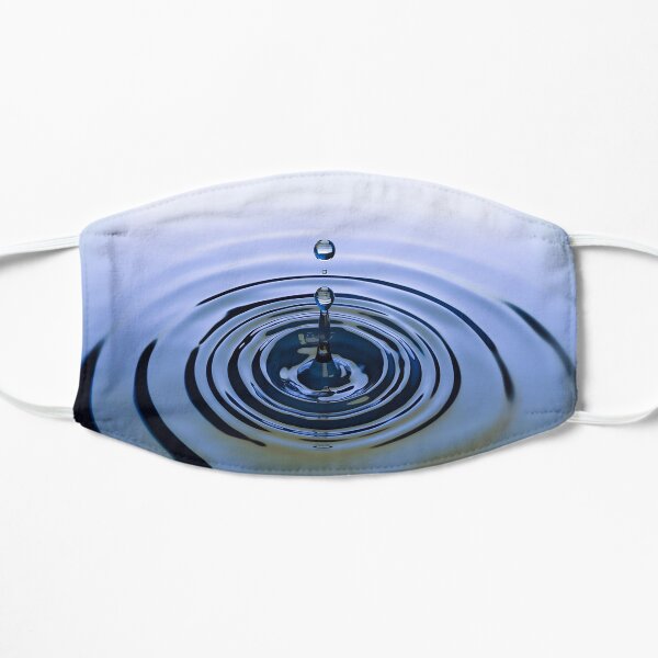 Water droplet face mask Flat Mask