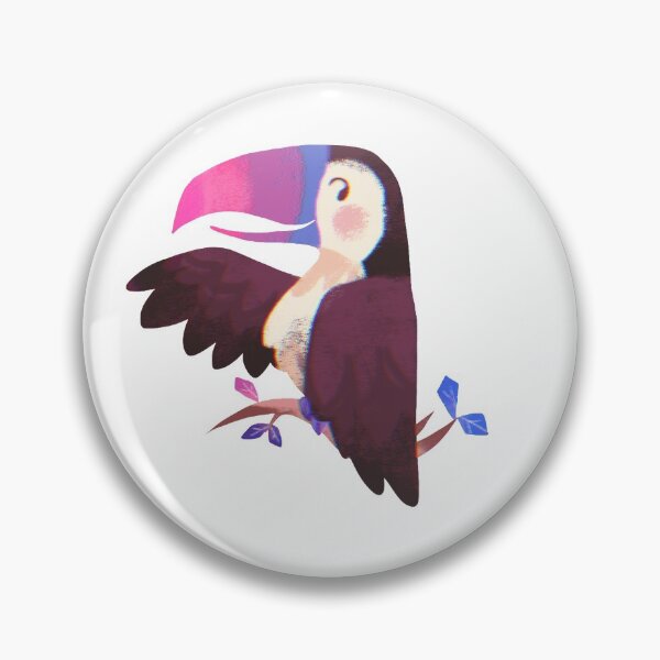 Item preview, Bi Pride Toucan designed and sold by Honey Dotes.