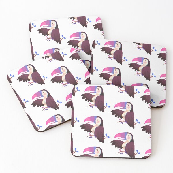 Item preview, Bi Pride Toucan designed and sold by Honey Dotes.
