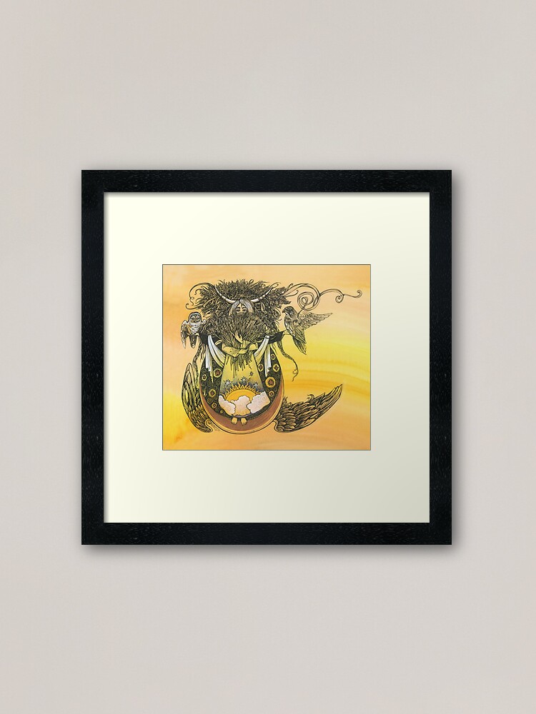 Alternate view of Wheat Framed Art Print