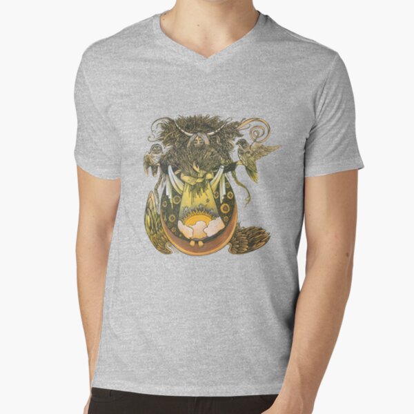 Wheat V-Neck T-Shirt