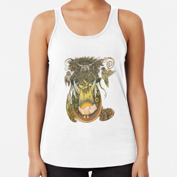 Wheat Racerback Tank Top