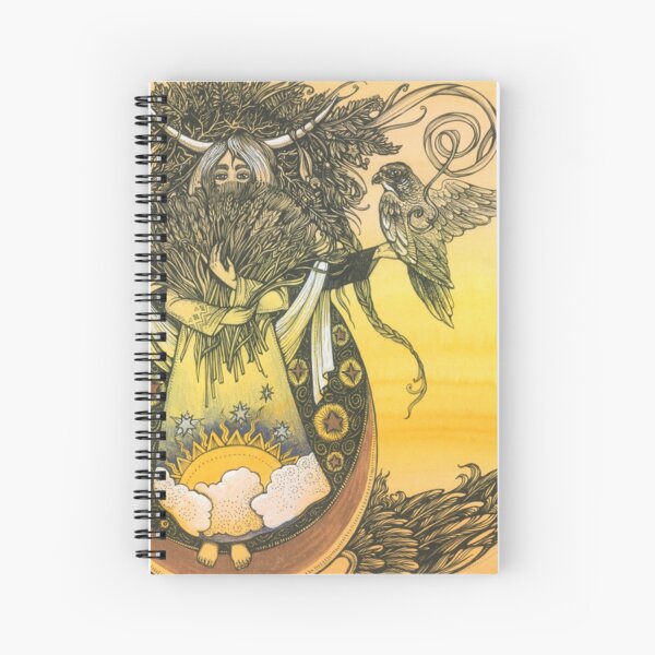 Wheat Spiral Notebook