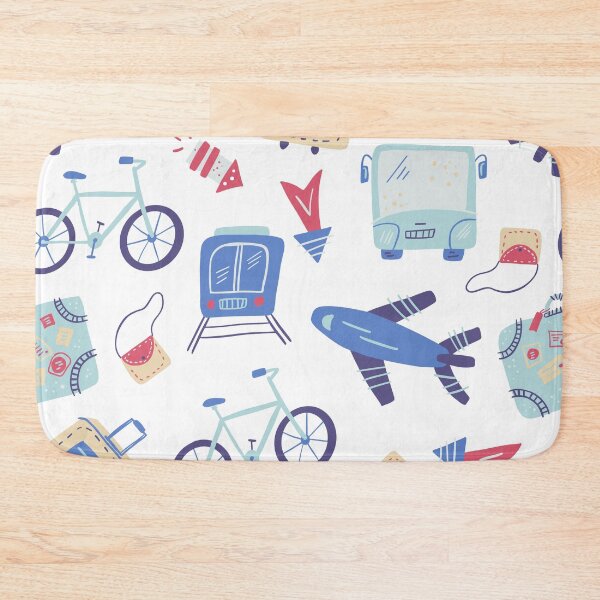 Item preview, Go Travel Pattern 1 designed and sold by GrayCatGraphics.