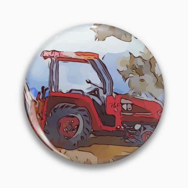 Item preview, Kubota Tractor with Backhoe attached - WelshDesigns designed and sold by welshdesigns.