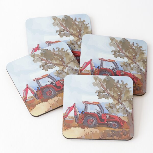 Item preview, Kubota Tractor with Backhoe attached - WelshDesigns designed and sold by welshdesigns.