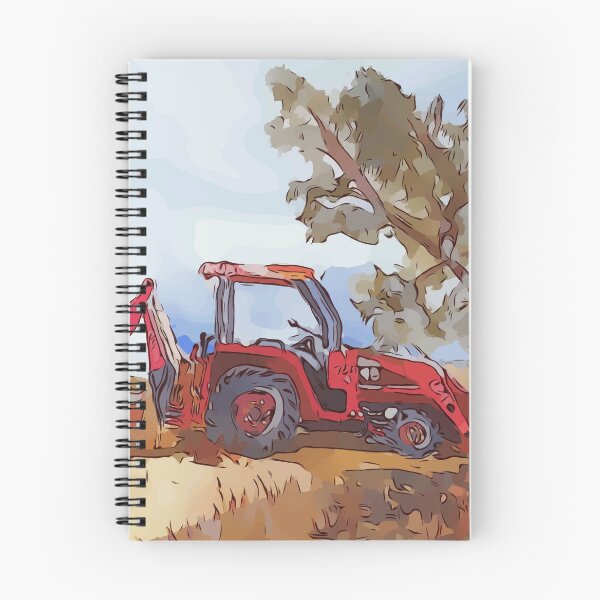 Item preview, Kubota Tractor with Backhoe attached - WelshDesigns designed and sold by welshdesigns.