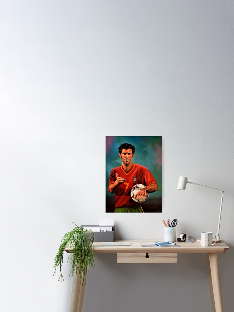 Luis Figo Poster by Paul Meijering - Fine Art America