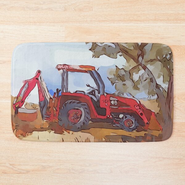 Item preview, Kubota Tractor with Backhoe attached - WelshDesigns designed and sold by welshdesigns.