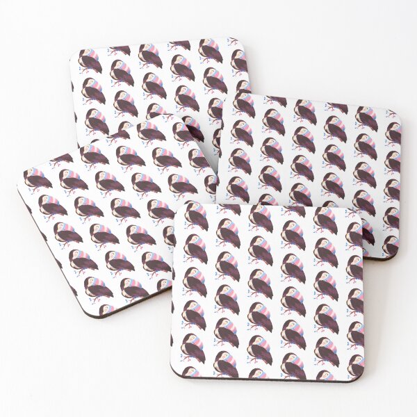 Item preview, Trans Pride Toucan designed and sold by Honey Dotes.