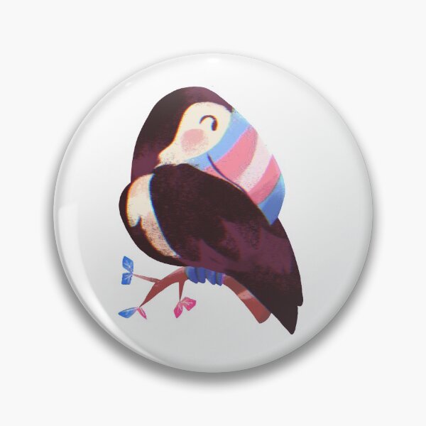 Item preview, Trans Pride Toucan designed and sold by Honey Dotes.