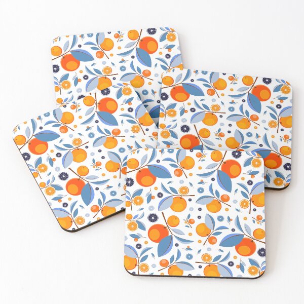 Item preview, Spring Orange Pattern designed and sold by lanolga.