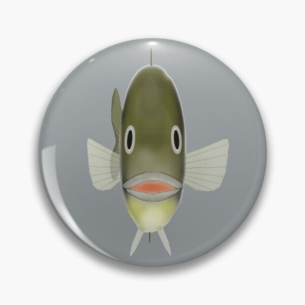 Item preview, Generic Happy Fish - Fish Head designed and sold by fishfolkart.