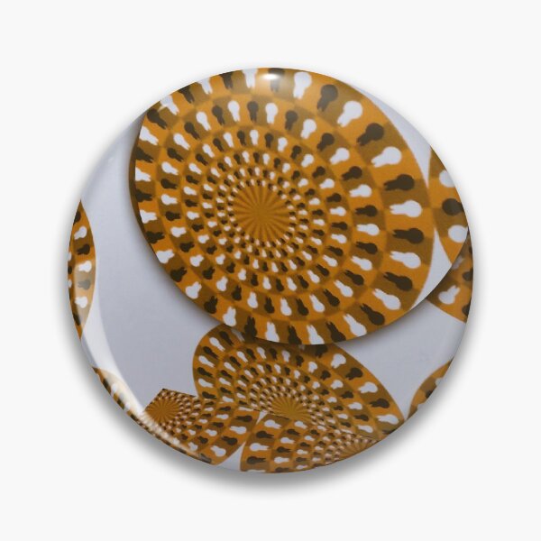 Artikelvorschau, Unsichere Zeiten Circular Optical Illusion Art Design - Jenny Meehan entworfen und verkauft von Jenny Meehan Art Prints and Patterns .