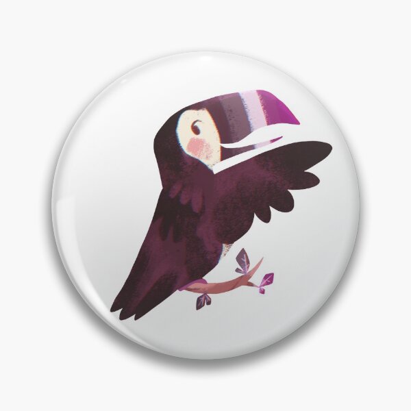 Item preview, Ace Pride Toucan designed and sold by Honey Dotes.