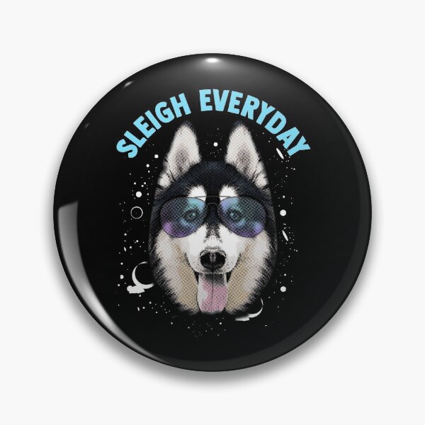 Item preview, Husky Dog Says: Sleight Every Day designed and sold by friendlyspoon.