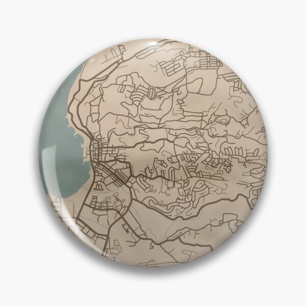 Item preview, Montego Bay Sepia Map designed and sold by CPTVDesign.