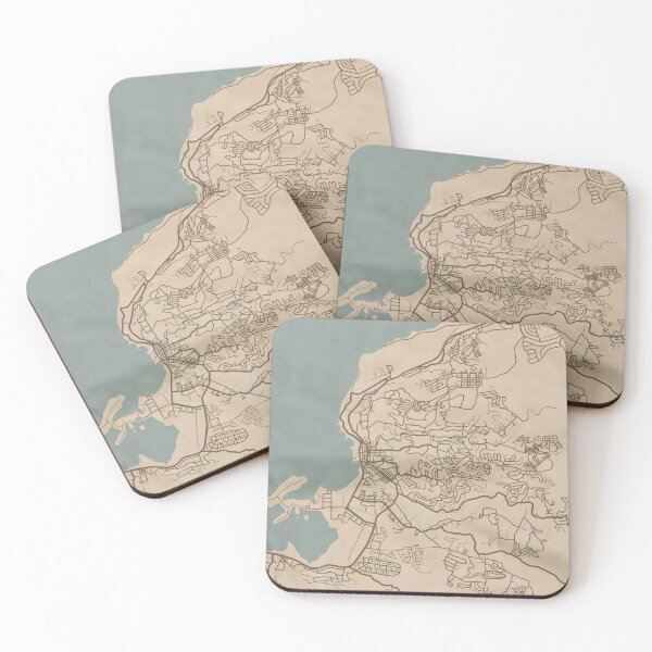 Item preview, Montego Bay Sepia Map designed and sold by CPTVDesign.