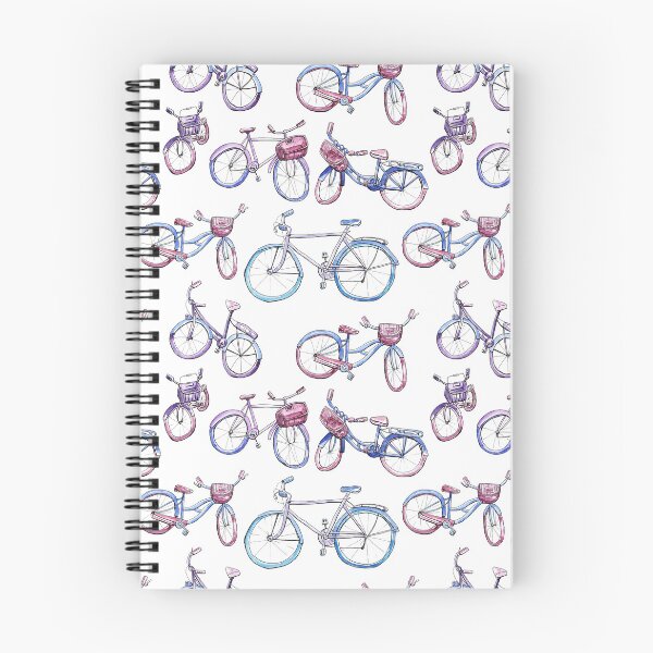 Item preview, Bicicletas coloridas de acuarela designed and sold by GrayCatGraphics.