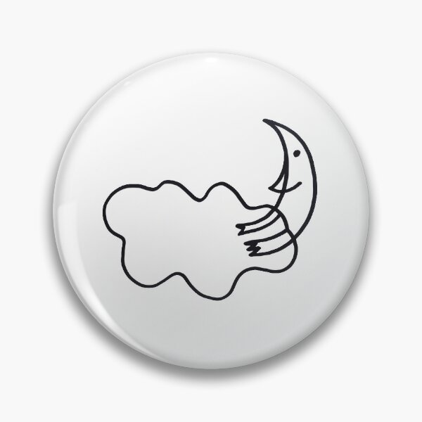 Item preview, Smiling Moon With Cloud Cover designed and sold by Istvan Ocztos.
