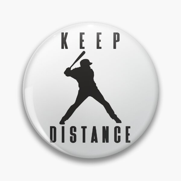 Item preview, KEEP DISTANCE Baseball Player designed and sold by Eli Printberg.