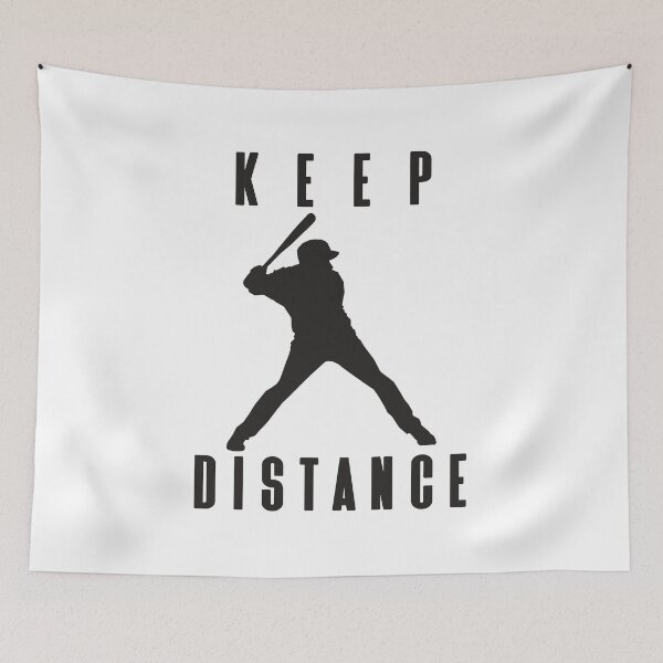 Item preview, KEEP DISTANCE Baseball Player designed and sold by Eli Printberg.