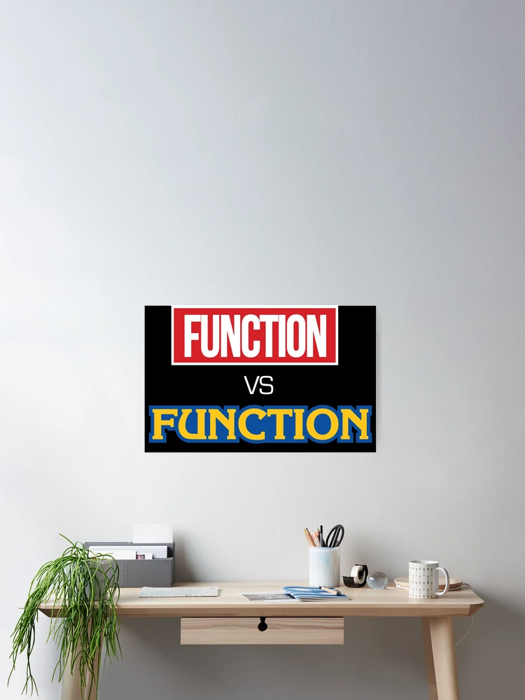 Thumbnail 2 of 3, Poster, Function vs Function designed and sold by NerdGame +.
