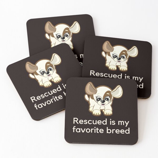 Item preview, Rescued is my favourite breed designed and sold by TheWhiteRhyno.