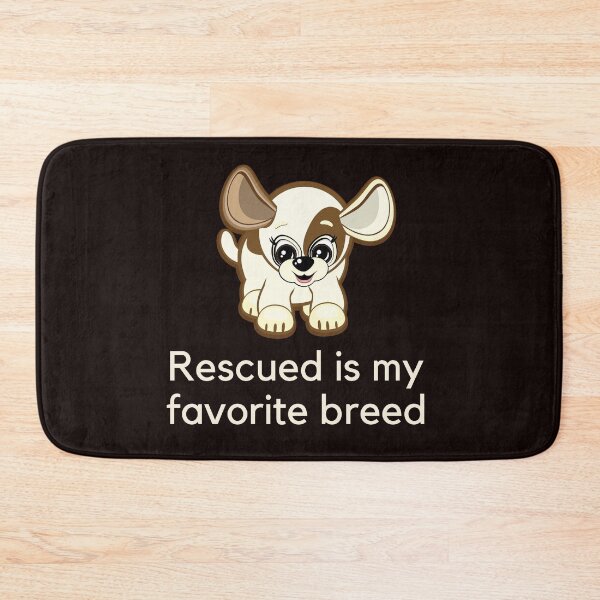 Item preview, Rescued is my favourite breed designed and sold by TheWhiteRhyno.