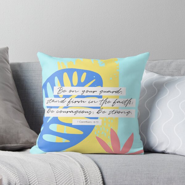 Item preview, Be Courageous, 1 Corinthians 16:13, Bible Verse designed and sold by StudioCitrine.