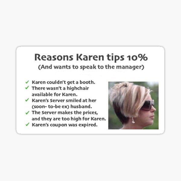 Item preview, karen tips YOU NEED TO KNOW! designed and sold by officalimelight.