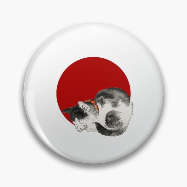 Artikelvorschau, Japanische Flagge - schlafende Katze entworfen und verkauft von weavernap.