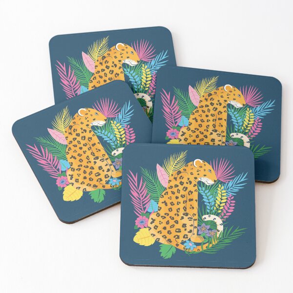Item preview, Tropical Leopard Print with Guache texture designed and sold by Jess  Hubbard.
