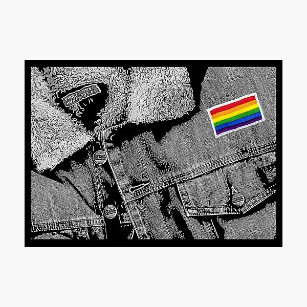 "Matt's Rainbow Jacket" Photographic Print