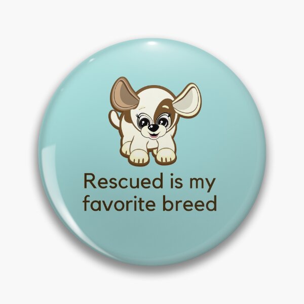 Item preview, Copy of Rescued is my favourite breed designed and sold by TheWhiteRhyno.
