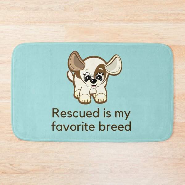Item preview, Copy of Rescued is my favourite breed designed and sold by TheWhiteRhyno.