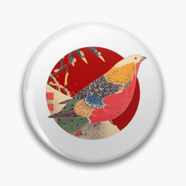 Item preview, Japanese Flag - Golden Pheasant designed and sold by weavernap.