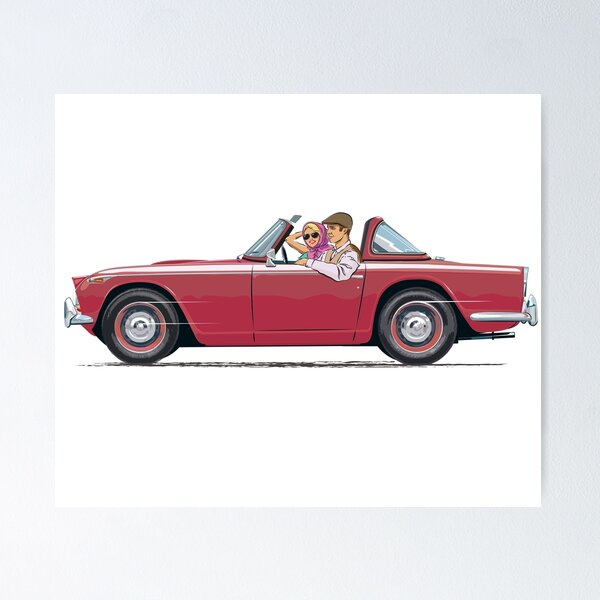 Item preview, Damson coloured TR4a with Surrey Top designed and sold by Bigs66.