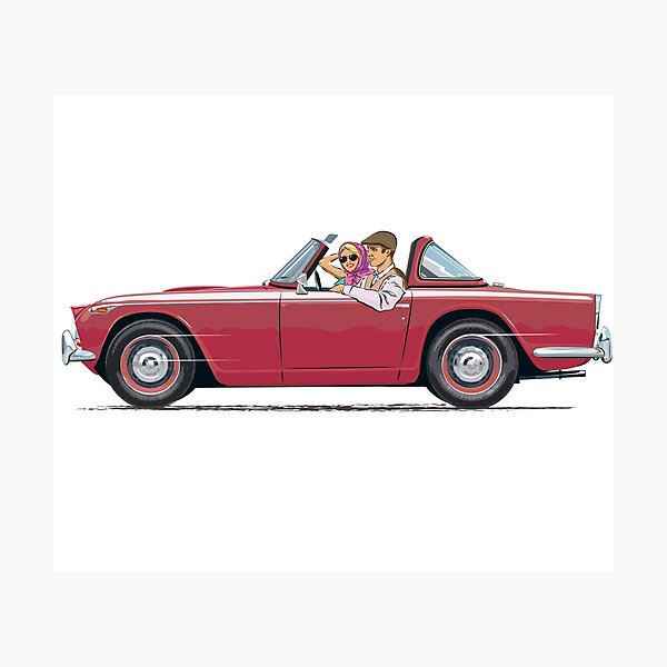 Item preview, Damson coloured TR4a with Surrey Top designed and sold by Bigs66.