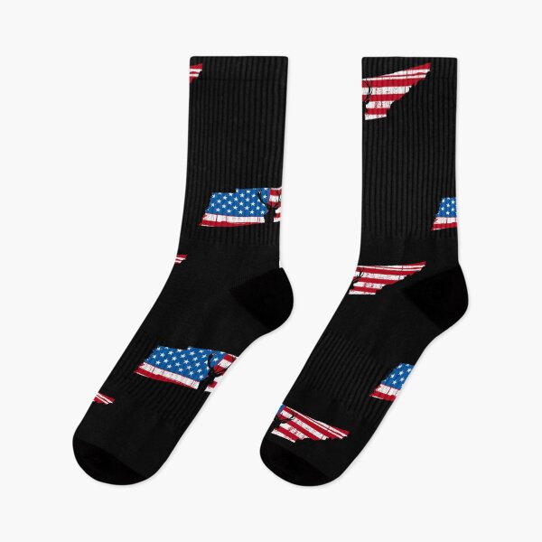 Item preview, Tennessee American Flag Deer Hunting designed and sold by Tee Kaboom!.