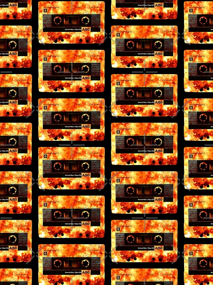 Thumbnail 3 of 3, Scarf, Mix Tape [Roufxis-Rb] designed and sold by RoufXis.
