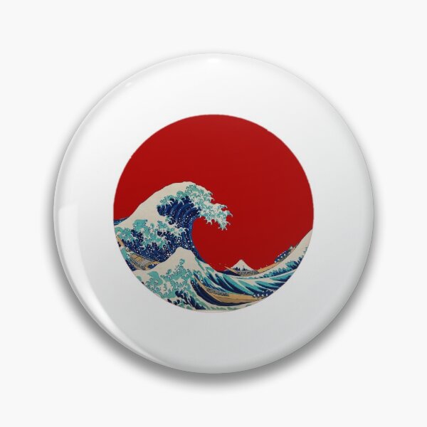 Item preview, Japanese Flag - Great Wave off Kanagawa designed and sold by weavernap.