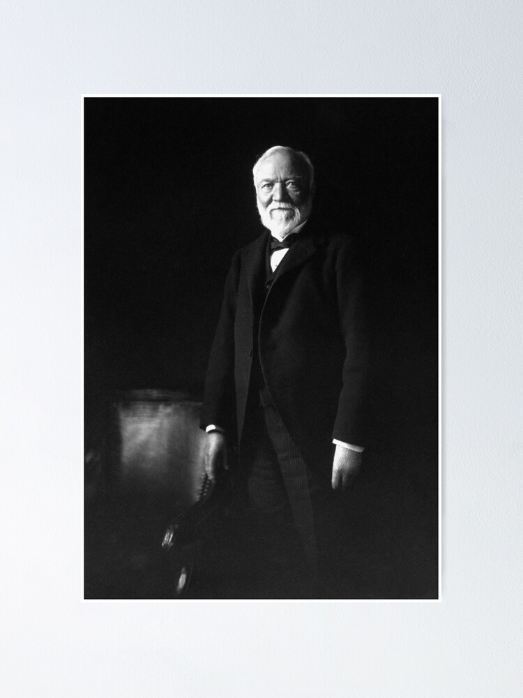 "Andrew Carnegie" Poster by warishellstore Redbubble