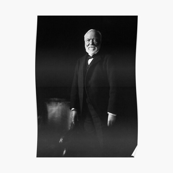 "Andrew Carnegie" Poster by warishellstore Redbubble